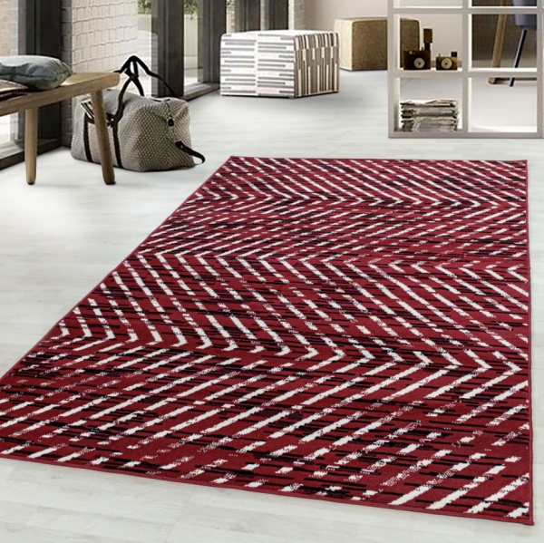 Chevron Pattern Rug Red I Large Red Living Room Rug